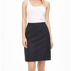 J. Crew Pinstripe Skirt Black 93360 Size 2